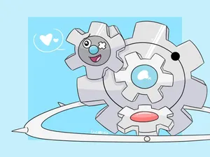 Klinklang Cute Digital Art Wallpaper