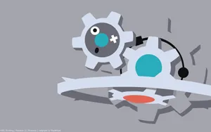 Klinklang Digitial Drawing Wallpaper