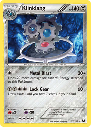 Klinklang Pokemon Go Card Wallpaper