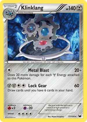Klinklang Pokemon Go Card Wallpaper