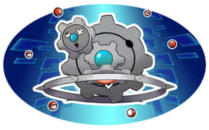 Klinklang With Pokemon Balls Wallpaper