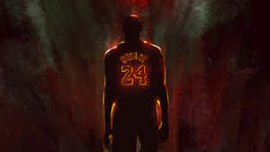 Kobe Basketball Back View Wallpaper