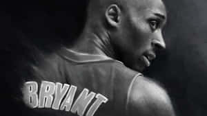 Kobe Bryant Black And White Portrait Wallpaper