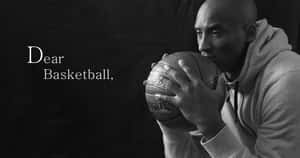 Kobe Bryant Dear Basketball Black And White Wallpaper