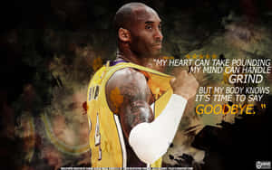 Kobe Bryant Dribbling His Way To Success Wallpaper