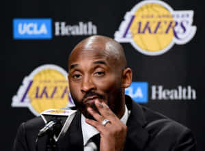 Kobe Bryant Retirement Press Conference Wallpaper