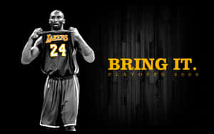 Kobe Bryant Soars Through The Air. Wallpaper