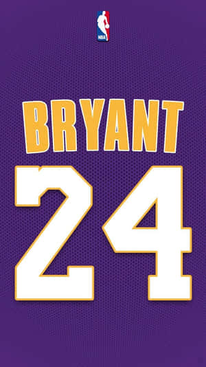 Kobe Bryant’s Number 24 Logo Wallpaper