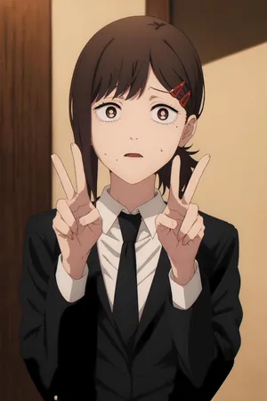 Kobeni Higashiyama Peace Sign Anime Wallpaper