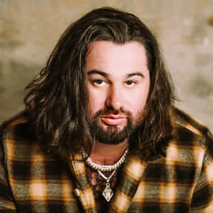 Koe Wetzel Portrait Plaid Jacket Wallpaper