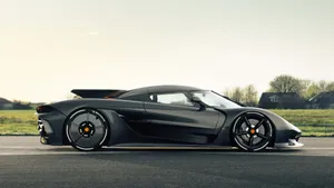 Koenigsegg Jesko Black Side Profile Wallpaper