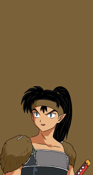 Koga Of The Wolf-demon Tribe Featured In Inuyasha Anime Series Wallpaper