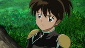 Kohaku Unleashed - Dr. Stone's Fierce Warrior In Action Wallpaper