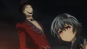 Kohina_and_ Smiling_ Man_ Anime_ Scene Wallpaper