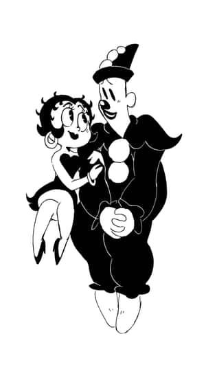 Koko The Clown And Betty Boop Wallpaper