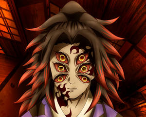 Kokushibo Three Sets Of Eyes Wallpaper