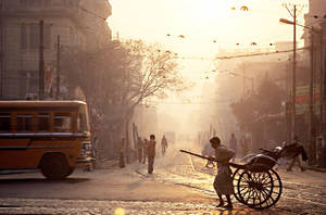 Kolkata Day Start Wallpaper