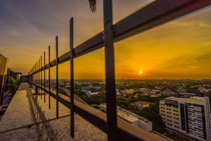 Kolkata Grills Sunset Wallpaper