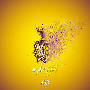 Kolkata Knight Riders Dispersion Effect Wallpaper