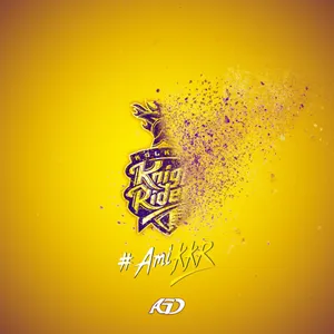 Kolkata Knight Riders Dispersion Effect Wallpaper