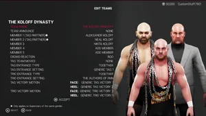 Koloff Dynasty Wrestling Team Video Game Wallpaper