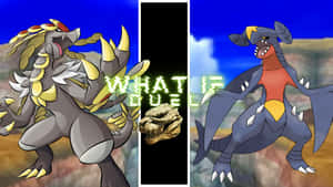 Kommo-o Versus Garchomp Wallpaper