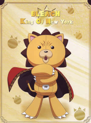 Kon, The Adorable Mod Soul From Bleach, In Action Wallpaper