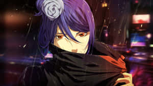 Konan, The Artistic And Powerful Ninja From Naruto Series Wallpaper