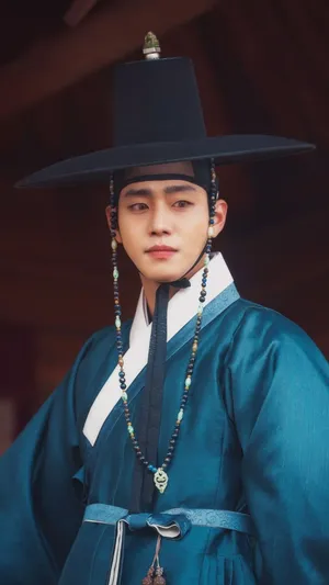 Korean Actor Ahn Hyo Seop Wearing Traditional Hanbok Wallpaper