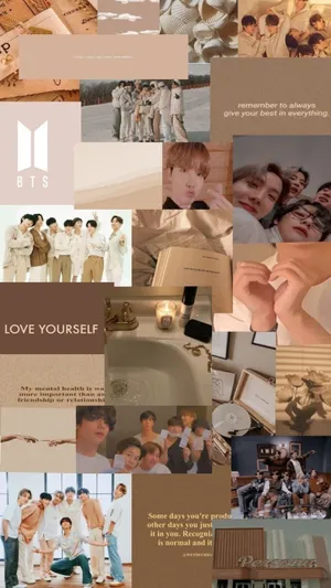 Korean Beige Aesthetic: Tranquil And Zen Vibes Wallpaper