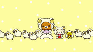 Korilakkuma_and_ Friends_ Cartoon Wallpaper