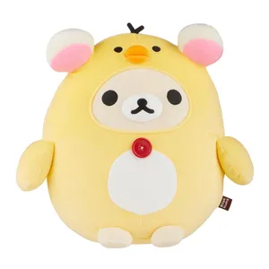 Korilakkuma Dressedas Chick Plush Toy Wallpaper