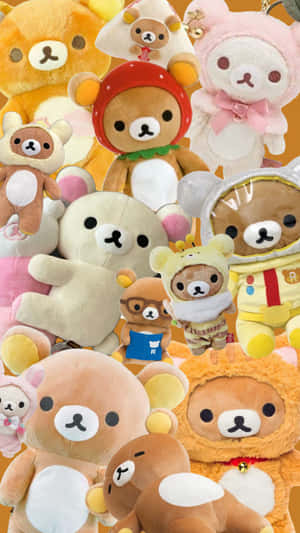 Korilakkuma Plush Collection Wallpaper