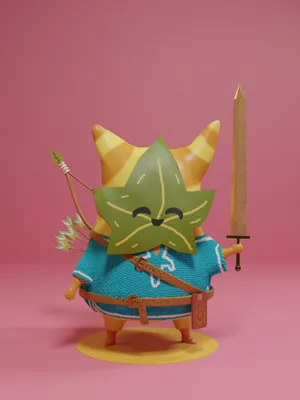 Korok Warrior Figure Wallpaper