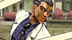 Kosaku Kawajiri - Mysterious Character From Jojo's Bizarre Adventure Wallpaper