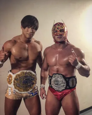 Kota Ibushi With Dragon Lee Wallpaper