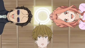 Kotaro Lives Alone Isamu, Shin And Mizuki Wallpaper