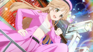 Kouko Nosa High School Fleet Animated Character Wallpaper