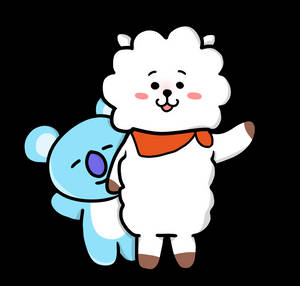 Koya And Rj Bt21 Wallpaper