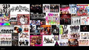 Kpop Albums Collage Wallpaper