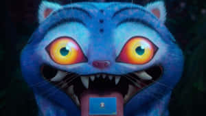 Kpop Demon Hunters Cat Character Wallpaper