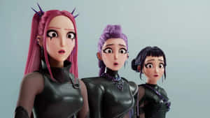 Kpop Demon Hunters Team Wallpaper