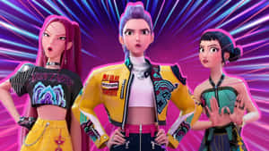 Kpop Demon Hunters Team Wallpaper