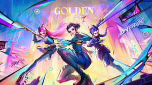 Kpop Demon Hunters Unite Wallpaper