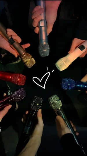 Kpop Group Mic Unity Wallpaper