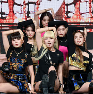 Kpop_ Group_ Performance_ Pose Wallpaper