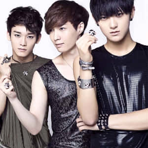 Kpop_ Group_ Stylish_ Pose Wallpaper