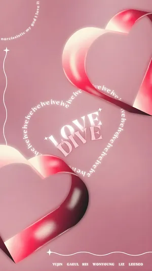Kpop Love Dive Concept Wallpaper