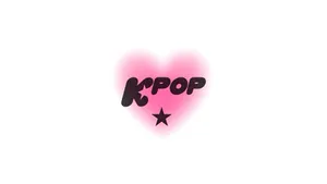 Kpop Love Heart Logo Wallpaper