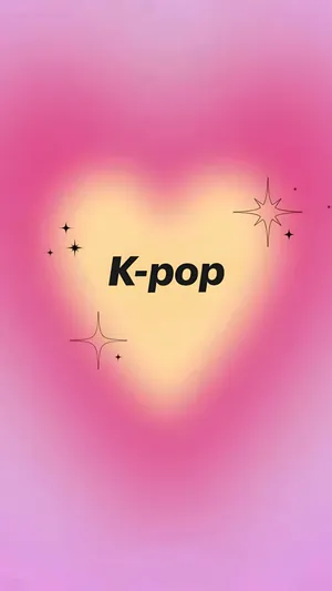 Kpop Love Heart Vibes Wallpaper